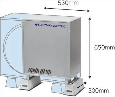 コンパクト設計の一体型蓄電システム